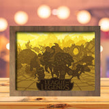 League Of Legends - Paper Cutting Light Box - LightBoxGoodman - LightboxGoodman