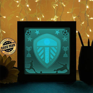 Leeds United – Paper Cut Light Box File - Cricut File - 20x20cm - LightBoxGoodMan - LightboxGoodman