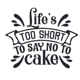 Lifes Too Short To Say - Cricut File - Svg, Png, Dxf, Eps - LightBoxGoodMan - LightboxGoodman