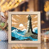 Lighthouse 14 – Paper Cut Light Box File - Cricut File - 8x8 Inches - LightBoxGoodMan - LightboxGoodman