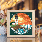 Lighthouse 15 – Paper Cut Light Box File - Cricut File - 8x8 Inches - LightBoxGoodMan - LightboxGoodman