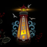 Lighthouse - 3D Lighthouse Lantern File - 11.3x5" - Cricut File - LightBoxGoodMan - LightboxGoodman