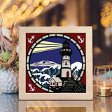 Lighthouse 9 – Paper Cut Light Box File - Cricut File - 8x8 Inches - LightBoxGoodMan - LightboxGoodman