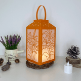 Lily - Paper Cut Lantern File - Cricut File - 10x20cm - LightBoxGoodMan