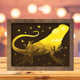 Lizard - Paper Cutting Light Box - LightBoxGoodman - LightboxGoodman