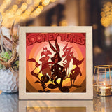 Looney Tunes – Paper Cut Light Box File - Cricut File - 8x8 inches - LightBoxGoodMan - LightboxGoodman