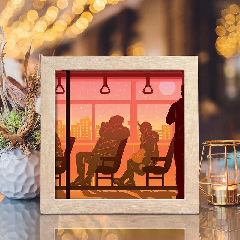 Love 2 – Paper Cut Light Box File - Cricut File - 8x8 Inches - LightBoxGoodMan - LightboxGoodman