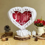Love 5 - 3D Pop-up Light Box Heart File - Cricut File - LightBoxGoodMan