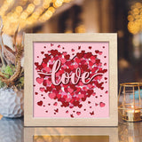 Love Heart – Paper Cut Light Box File - Cricut File - 8x8 Inches - LightBoxGoodMan