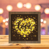 Love Heart - Paper Cutting Light Box - LightBoxGoodman