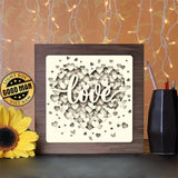 Love Heart - Paper Cutting Light Box - LightBoxGoodman - LightboxGoodman