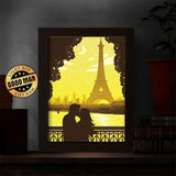 Love In Paris 2 – Paper Cut Light Box File - Cricut File - 8x10 Inches - LightBoxGoodMan - LightboxGoodman