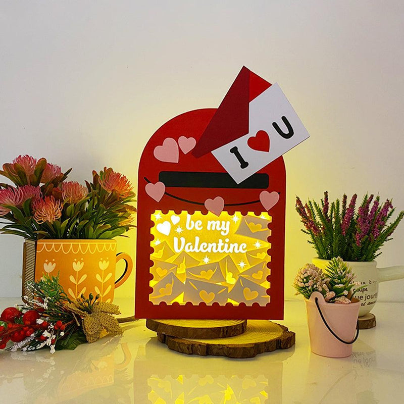 Love Letter - Paper Cut Letter Light Box File - Cricut File - 9,4x6,4 Inches - LightBoxGoodMan - LightboxGoodman