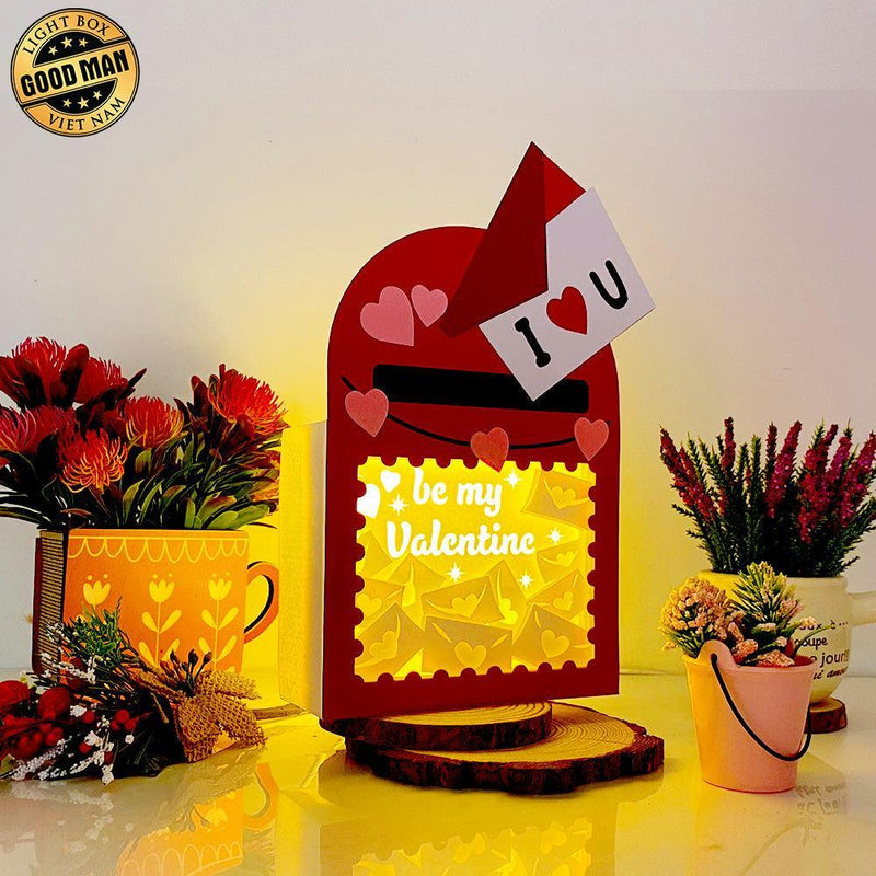 Love Letter - Paper Cut Letter Light Box File - Cricut File - 9,4x6,4 Inches - LightBoxGoodMan - LightboxGoodman