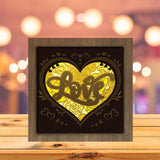 Love Roses - Paper Cutting Light Box - LightBoxGoodman
