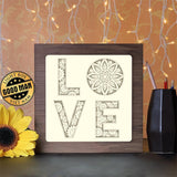 Love Sunflower - Paper Cutting Light Box - LightBoxGoodman - LightboxGoodman