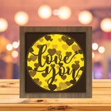 Love You - Paper Cutting Light Box - LightBoxGoodman