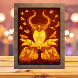 Maleficent 1 - Paper Cutting Light Box - LightBoxGoodman - LightboxGoodman
