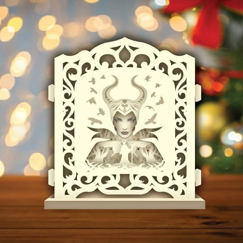 Maleficent 1 - Pop-up Light Box File - Cricut File - LightBoxGoodMan - LightboxGoodman