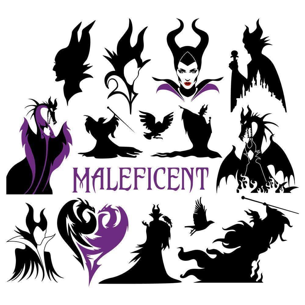Maleficent - Cricut File - Svg, Png, Dxf, Eps - LightBoxGoodMan - LightboxGoodman