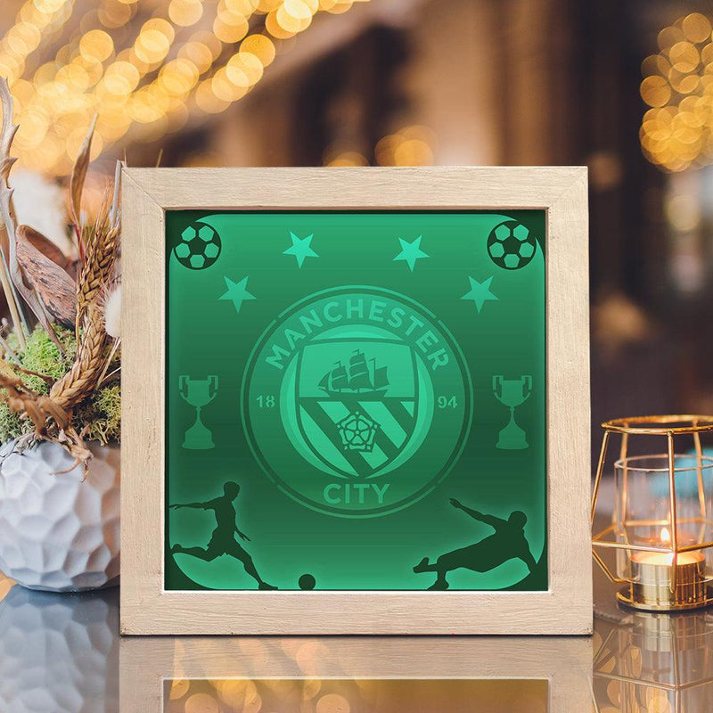 Football Club Paper Cut Light Box Files - LightBoxGoodMan