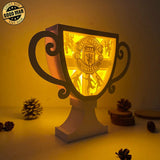 Manchester United - Paper Cut Cup Light Box File - Cricut File - 24,2x28,5cm - LightBoxGoodMan - LightboxGoodman