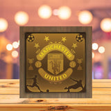 Manchester United - Paper Cutting Light Box - LightBoxGoodman