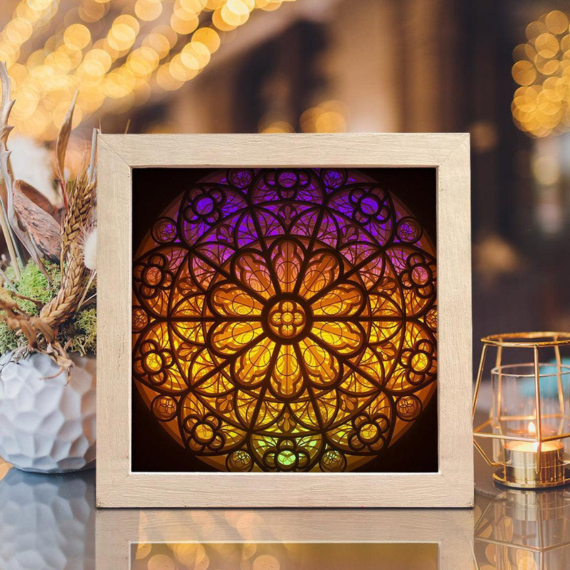 Mandala 1 – Paper Cut Light Box File - Cricut File - 20x20cm - LightBoxGoodMan - LightboxGoodman