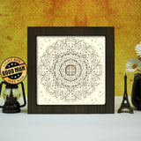 Mandala 3 – Paper Cut Light Box File - Cricut File - 20x20cm - LightBoxGoodMan - LightboxGoodman