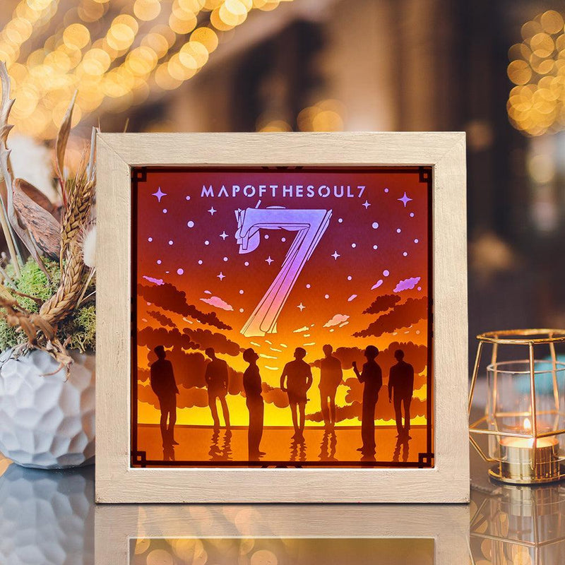 Map Of The Soul 7 - BTS – Paper Cut Light Box File - Cricut File - 20x20cm - LightBoxGoodMan - LightboxGoodman