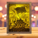 Marines - Paper Cutting Light Box - LightBoxGoodman - LightboxGoodman