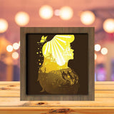 Mermaid 7 Square - Paper Cutting Light Box - LightBoxGoodman
