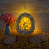 Mermaid - Easter Egg 3D Pop-up File - Cricut File - 5.8x4.8" - LightBoxGoodMan - LightboxGoodman