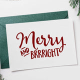 Merry and Bright - Cricut File - Svg, Png, Dxf, Eps - LightBoxGoodMan - LightboxGoodman