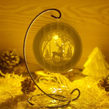 Merry Christmas 1 - 3D Pop-up Light Box Ornament File - Cricut File - LightBoxGoodMan