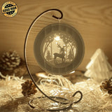 Merry Christmas 1 - 3D Pop-up Light Box Ornament File - Cricut File - LightBoxGoodMan - LightboxGoodman
