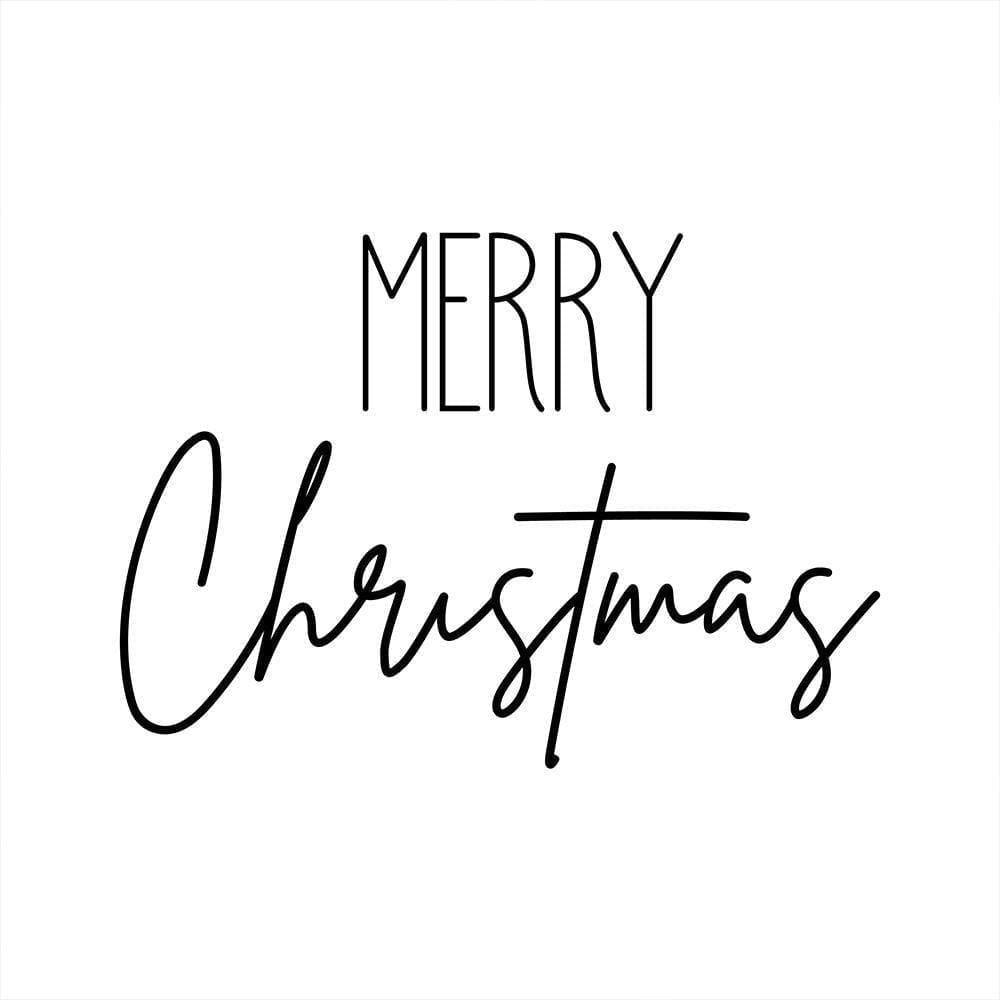 Merry Christmas 2 - Cricut File - Svg, Png, Dxf, Eps - LightBoxGoodMan - LightboxGoodman