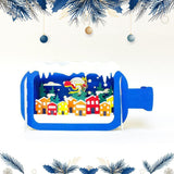 Merry Christmas 2 - Pop-up Bottle Light Box File - Cricut File - LightBoxGoodMan