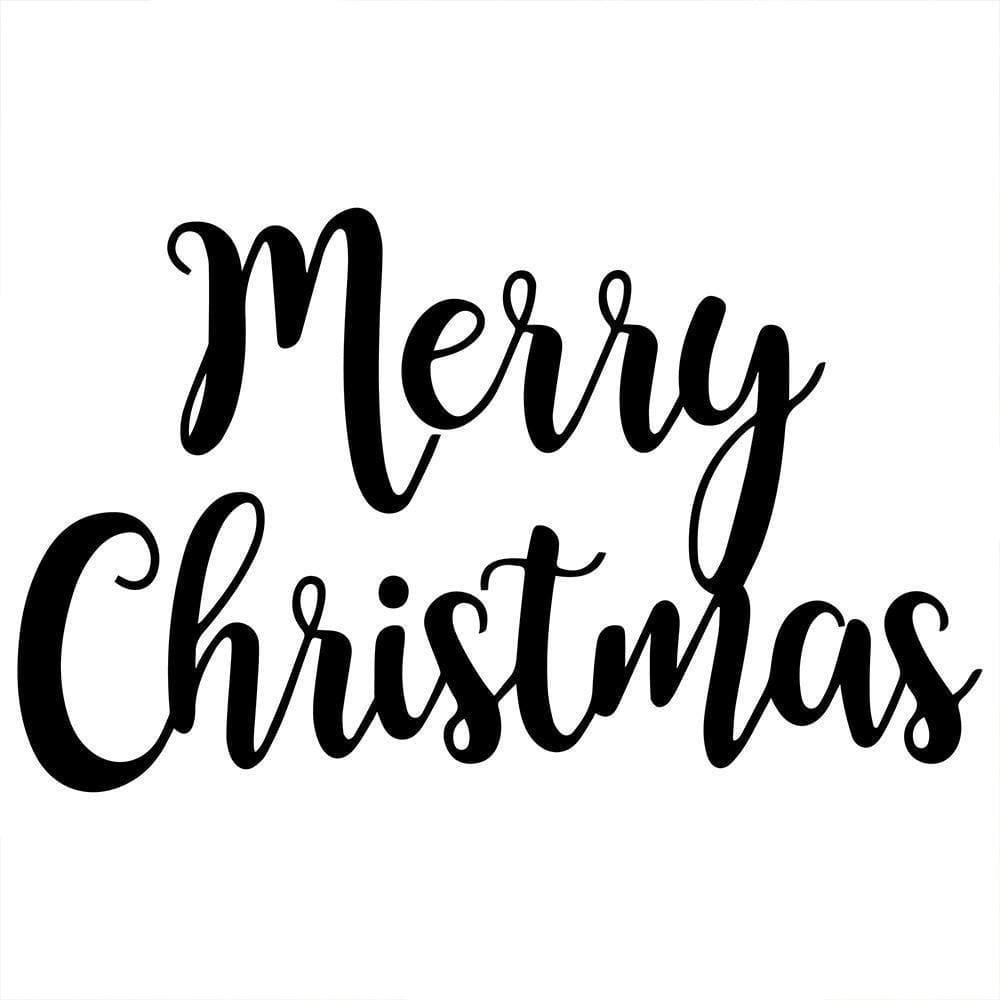 Merry Christmas - Cricut File - Svg, Png, Dxf, Eps - LightBoxGoodMan