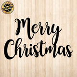Merry Christmas - Cricut File - Svg, Png, Dxf, Eps - LightBoxGoodMan - LightboxGoodman