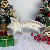 Merry Christmas - Paper Cut Star Light Box File - Cricut File - 28x13.7cm - LightBoxGoodMan - LightboxGoodman