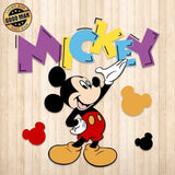 Mickey - Cricut File - Svg, Png, Dxf, Eps - LightBoxGoodMan - LightboxGoodman