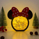 Mickey Love 2 - Paper Cut Minnie Mouse Light Box File - Cricut File - 7x7,3 Inches - LightBoxGoodMan