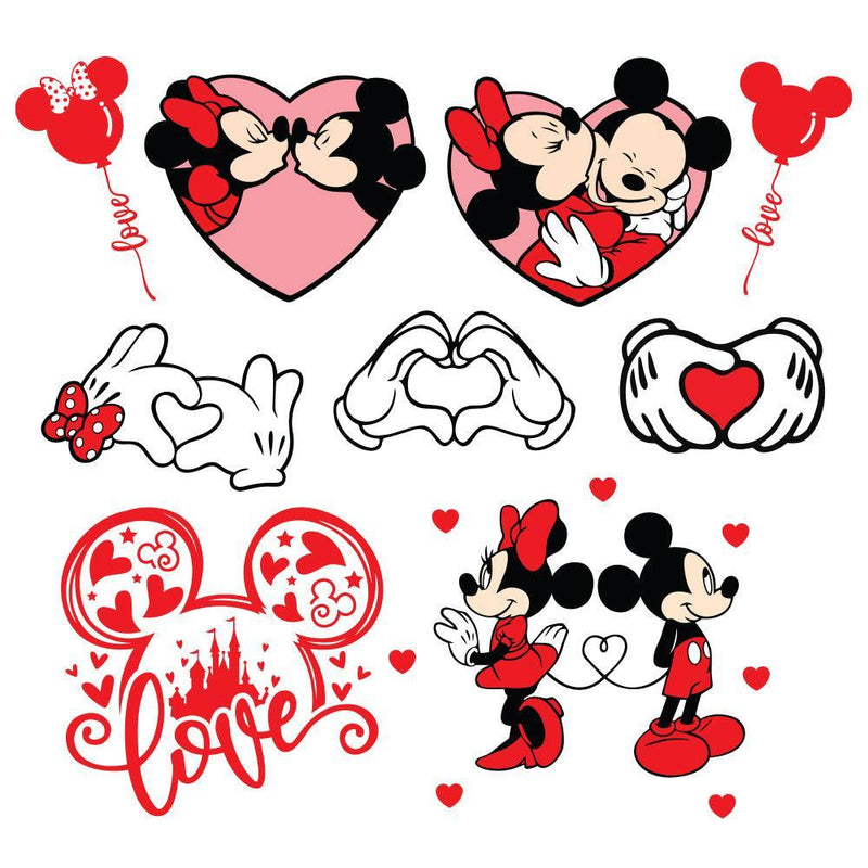 Mickey Love - Cricut File - Svg, Png, Dxf, Eps - LightBoxGoodMan - LightboxGoodman