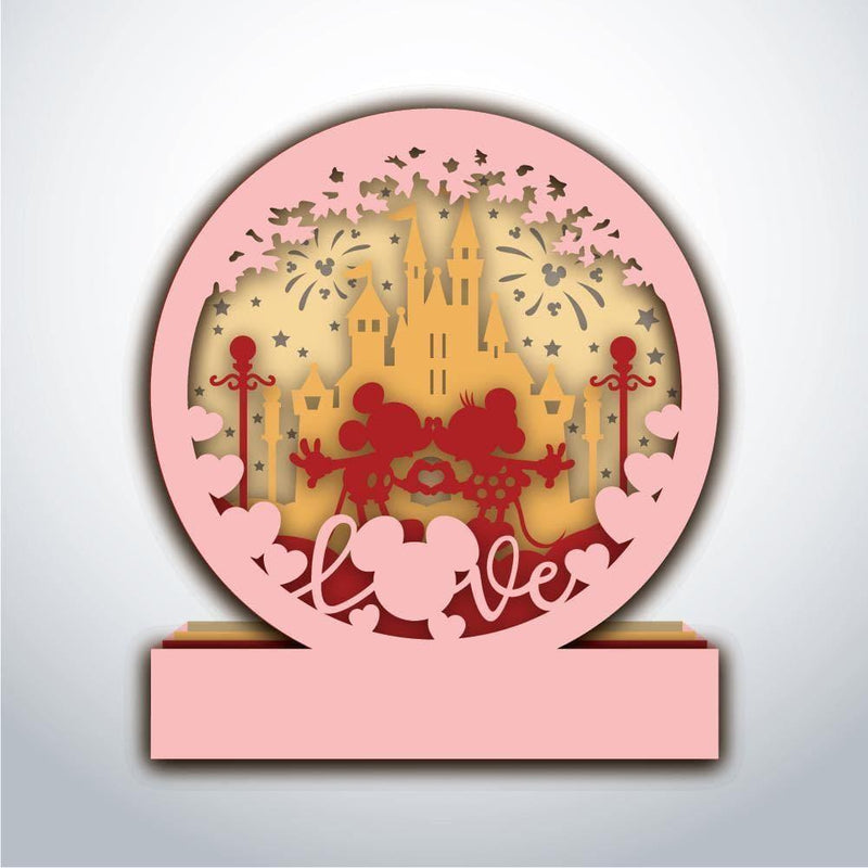 Mickey - Paper Circle File - Cricut File - 16x18cm - LightBoxGoodMan - LightboxGoodman