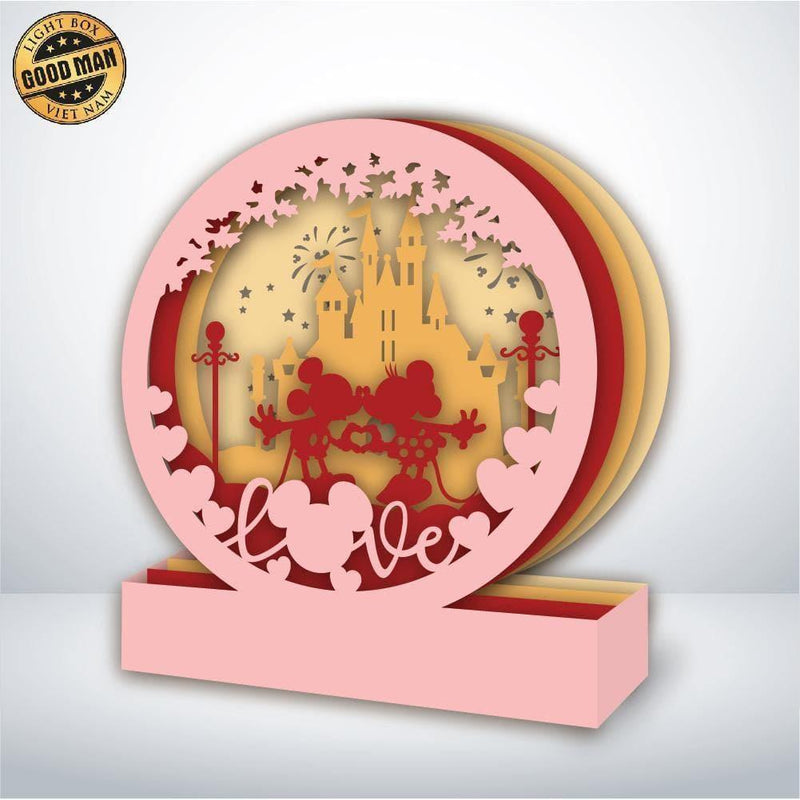 Mickey - Paper Circle File - Cricut File - 16x18cm - LightBoxGoodMan - LightboxGoodman