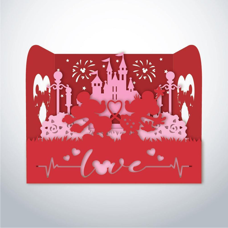 Mickey - Paper Cut Mini-Showcase File - Cricut File - 10x12cm - LightBoxGoodMan - LightboxGoodman