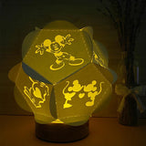 Mickey - Pentagon 3D Lantern File - Cricut File - LightBoxGoodMan