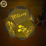 Mickey - Pentagon 3D Lantern File - Cricut File - LightBoxGoodMan - LightboxGoodman