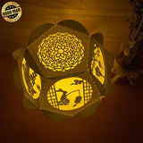 Mid Autumn - Pentagon 3D Lantern File - Cricut File - LightBoxGoodMan - LightboxGoodman